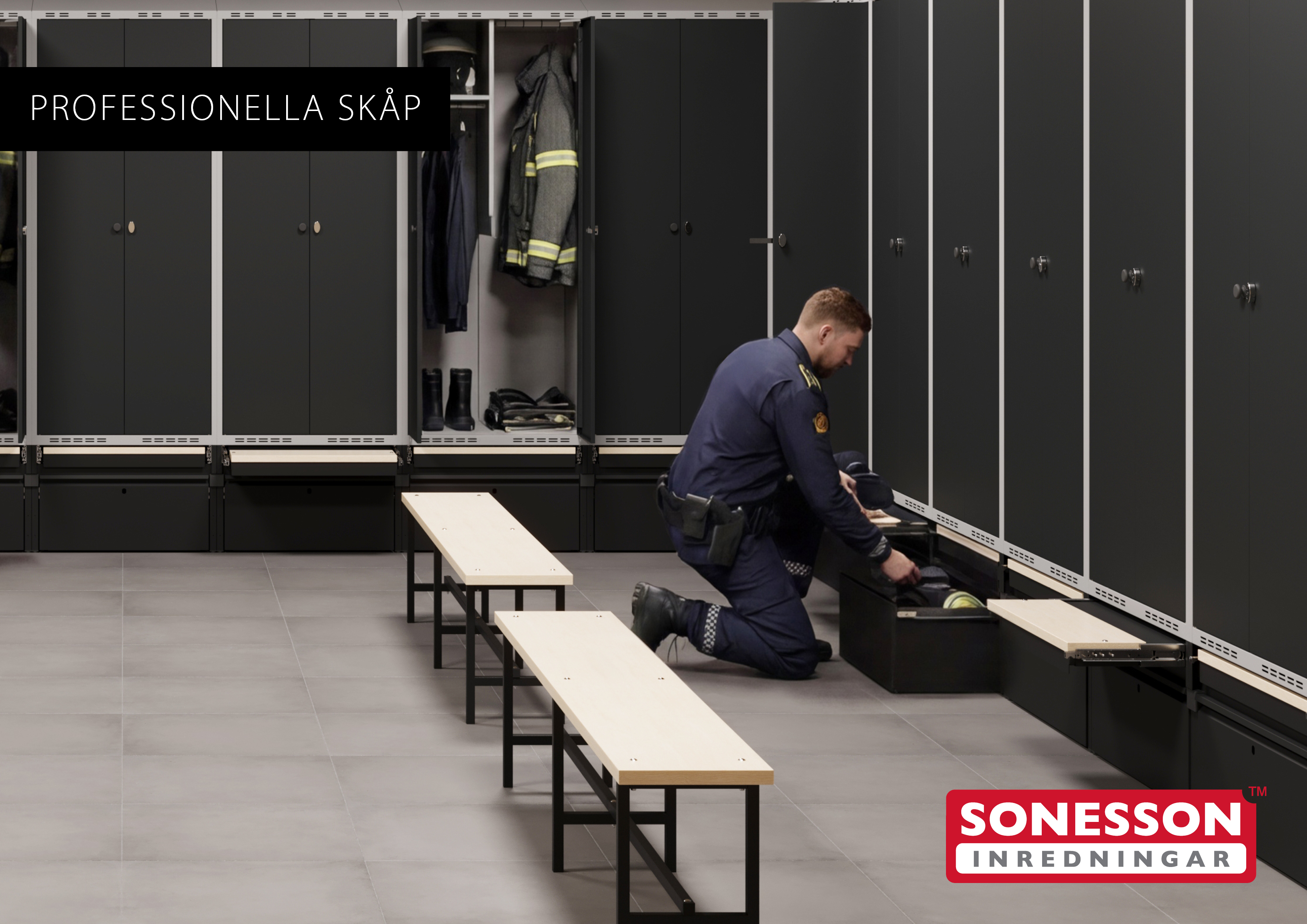 Professionella skåp